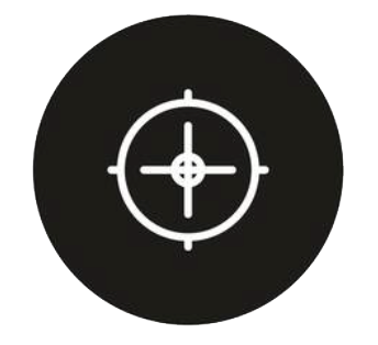 Circular Icon with a target in the middle